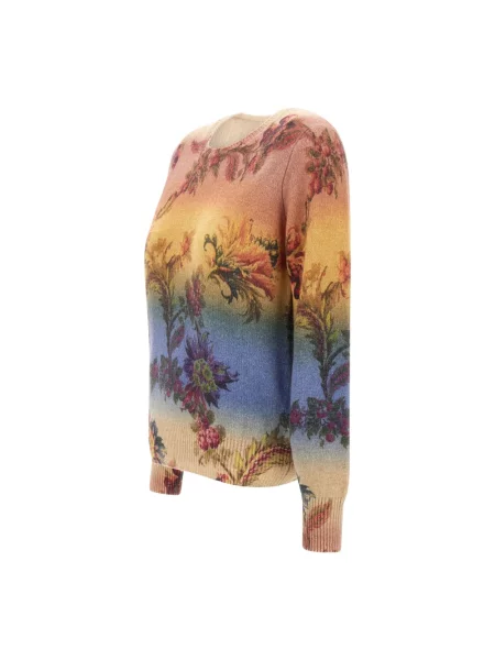 Sweter Etro wełniany z nadrukiem