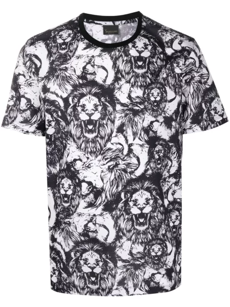Tricou Billionaire cu imagine alb