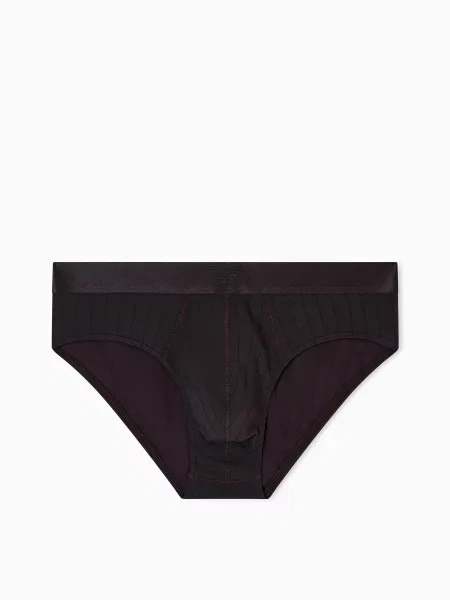 Труси Emporio Armani модал/поліестер коричневий