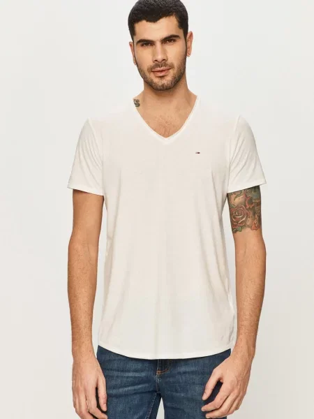 Tommy Jeans Тениска бяло