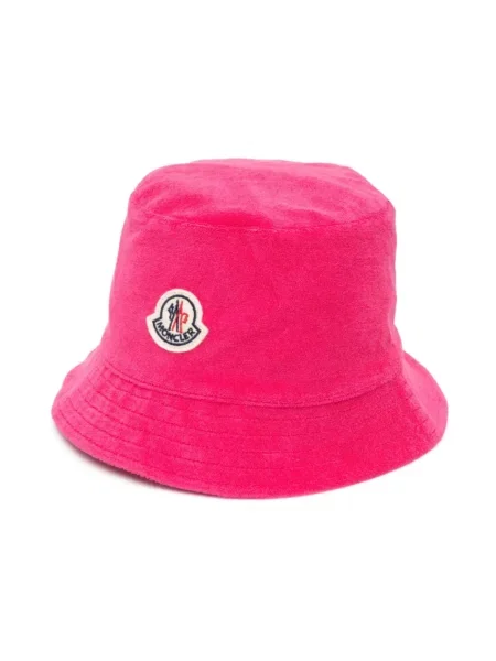 Czapka Moncler dwustronna różowa
