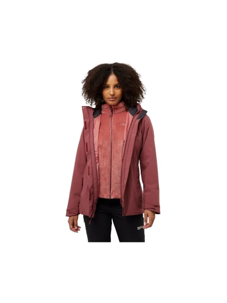 Geacă Jack Wolfskin roz