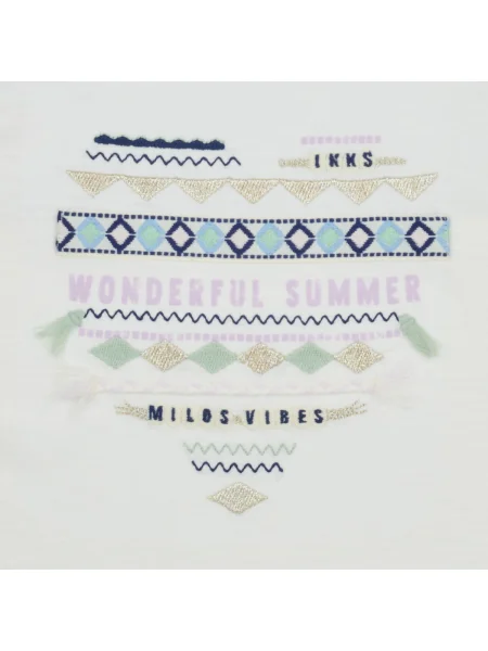 Tricou copii Ikks alb