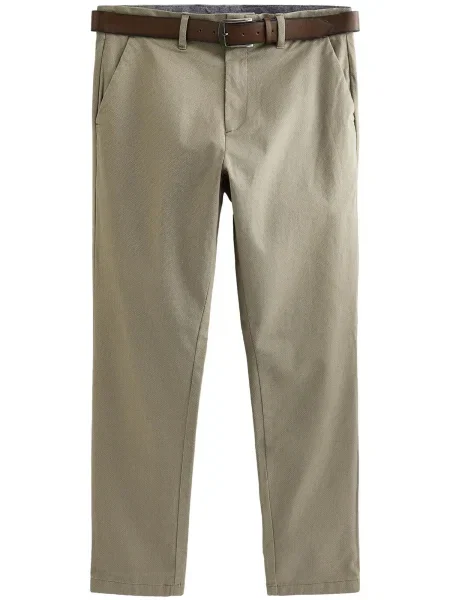 Next Chino kalhoty tmavě béžová