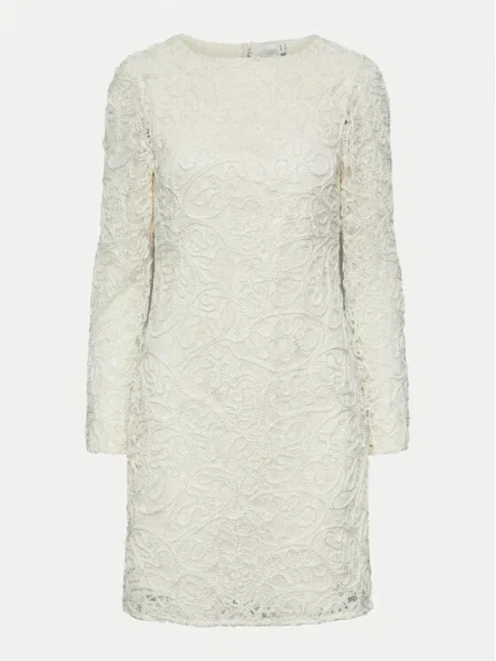 YAS Rochie cocktail Elenor Écru