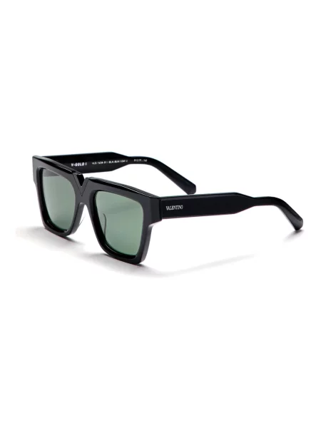 Lniane okulary przeciwsłoneczne Salvatore Santoro retro czarne