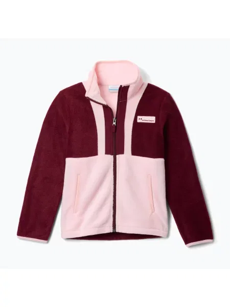 Сатенен спортен суичър Columbia розово