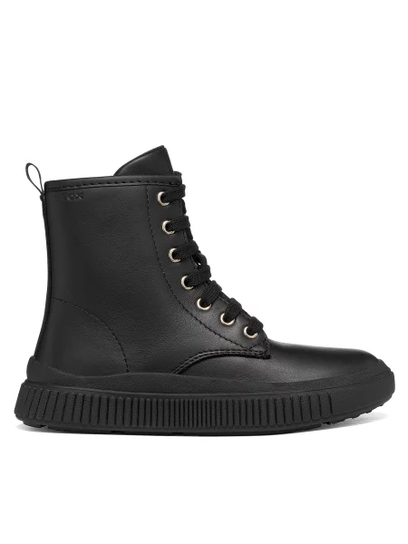 Ghete Geox J Laquinny Girl M negru