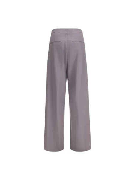 Spodnie Dries Van Noten wełniane szare
