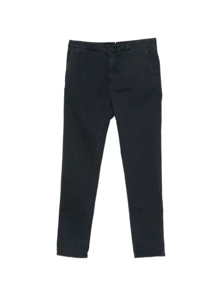 Cu centură pantaloni chino Incotex albastru
