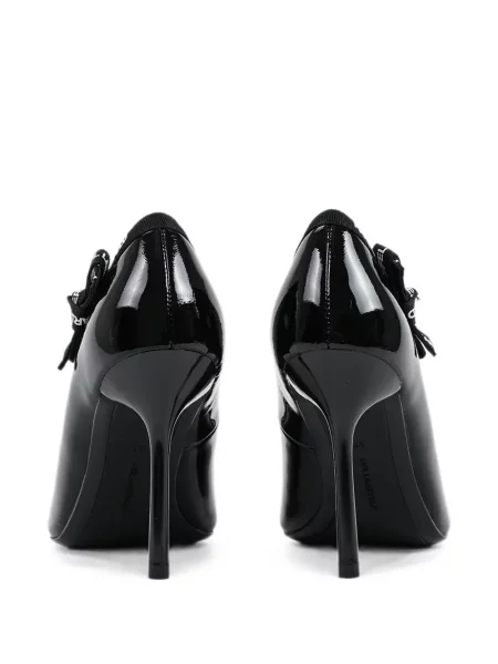 Pantofi cu toc Karl Lagerfeld cu autograf negru