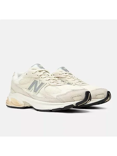 Sneakersy New Balance skórzane beżowe
