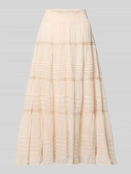 Długa spódnica z elastycznym pasem model Felicia' Neo Noir beżowa