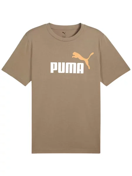 Koszulka Puma Ess 2 Color Logo beżowa