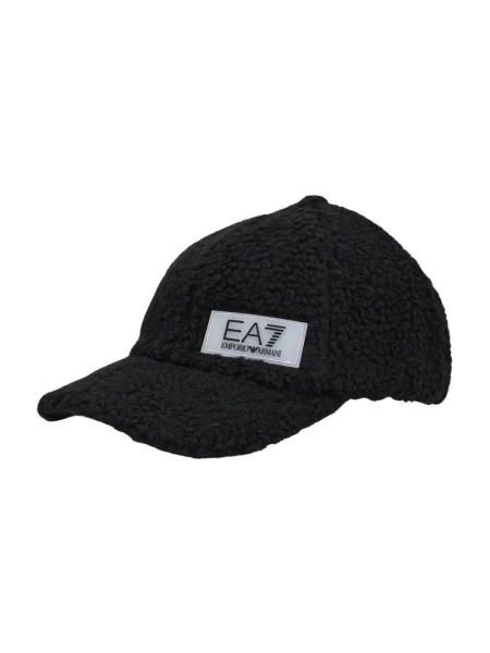 Czapka z daszkiem Emporio Armani Train Contemporary black czarna
