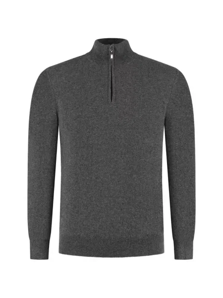 Pulover Doriani Cashmere din cașmir gri