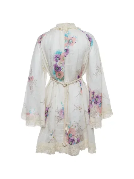 Rochie mini Zimmermann cu model floral cu imagine