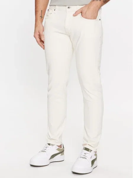 Pepe Jeans Blugi Écru Tapered Fit