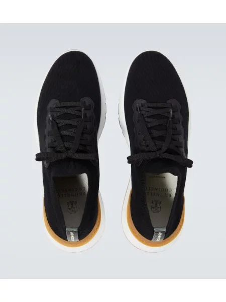 Sneakerși Brunello Cucinelli din piele negru