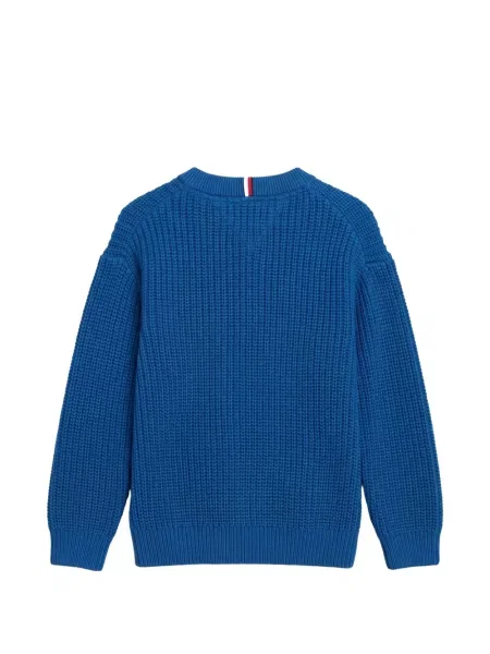 Sweter dziecięcy Tommy Hilfiger niebieski