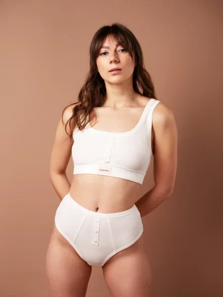 Бюстгальтер brabrabra молочний