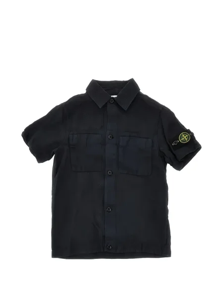 Koszula dziecięca Stone Island czarna