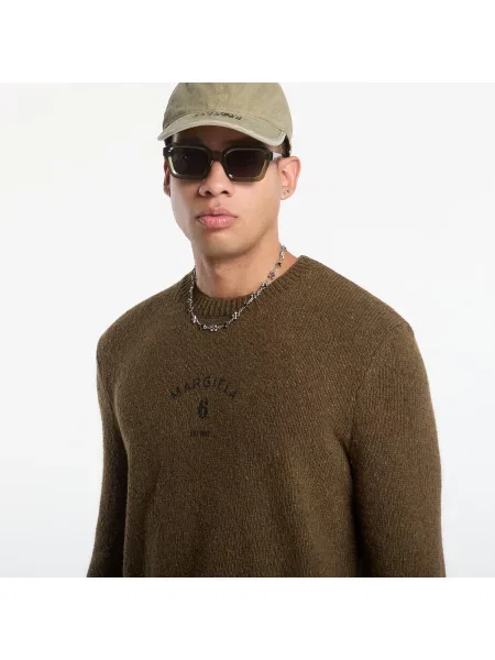 Светр Mm6 Maison Margiela з принтом чорний