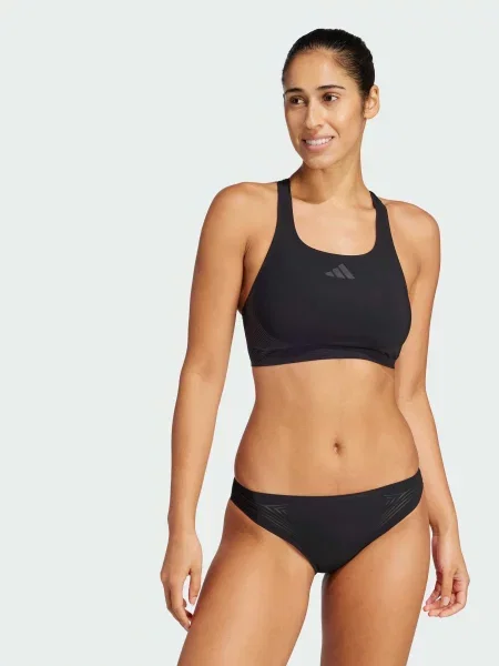 Купальник adidas перероблений поліестер/бавовна чорний