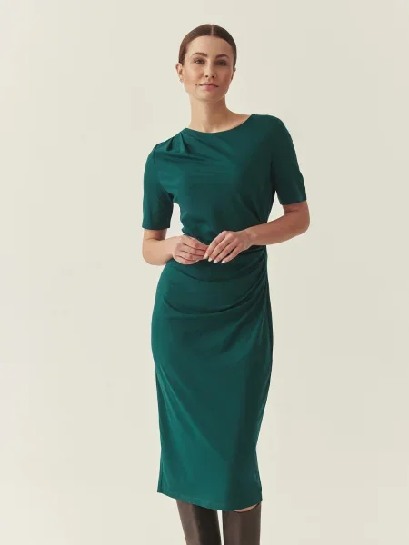 TATUUM Rochie / smarald verde