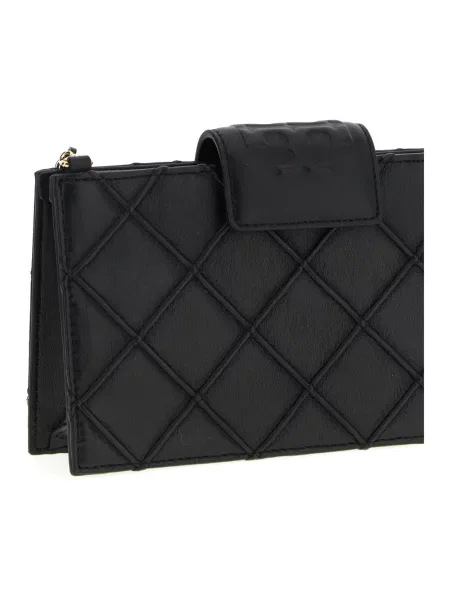 Tory Burch torebka skórzana Fleming czarny