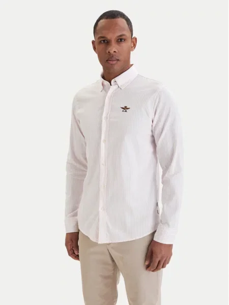 Košile Aeronautica Militare růžová