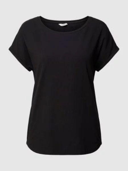 T-shirt z okrągłym dekoltem B.young czarna