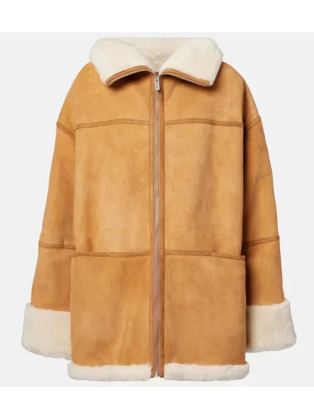 Kurtka Toteme zamszowa beżowa
