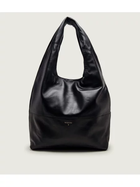 Patrizia Pepe De piele geantă shopper negru