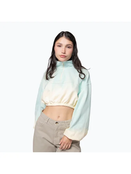 Bluză pentru femei Kaotiko Tie-Dye Jolie green / yellow galben