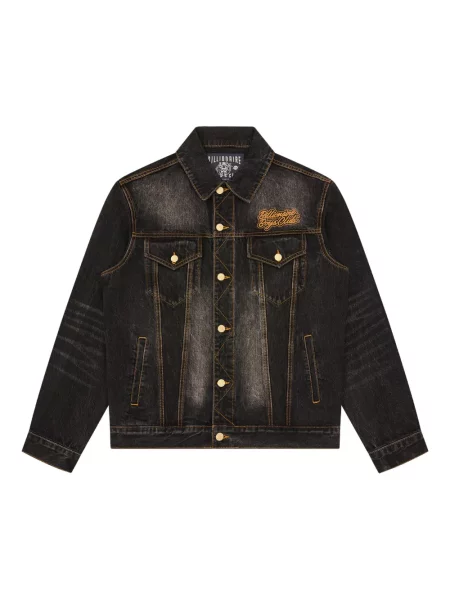 Kurtka jeansowa dziecięca Billionaire Boys Club czarna