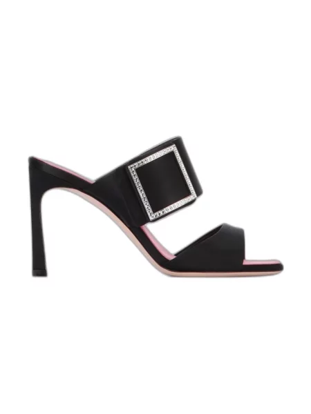 Klapki mules Roger Vivier czarne