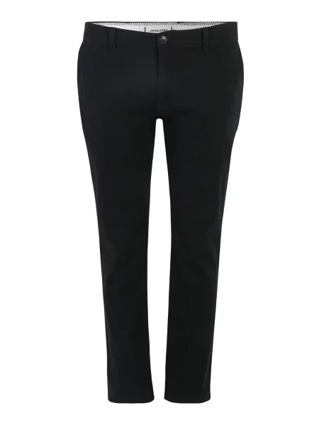 Jack & Jones Plus Pantaloni eleganți Marco Dave negru alb