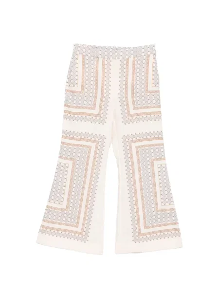 Pantaloni Zimmermann cu imprimeu geometric
