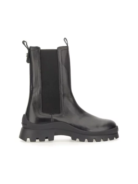 Botki Dsquared2 skórzane czarne