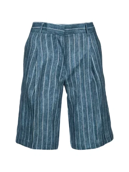 Bermudy Ermanno Firenze w paski niebieskie