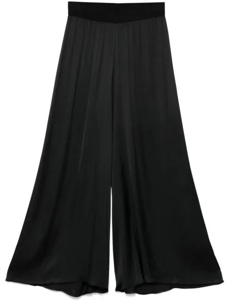 Pantaloni Merci din satin negru