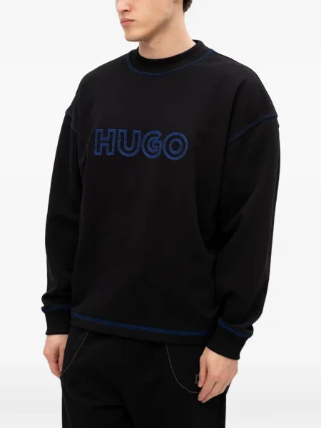 Hanorac Hugo cu autograf negru