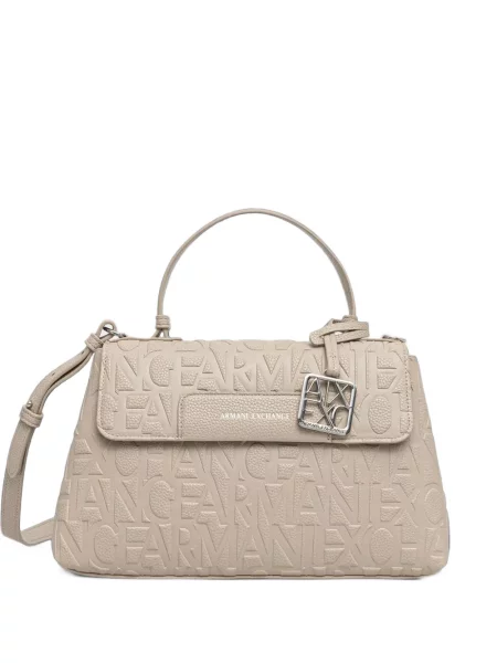 Geantă Armani Exchange cu autograf