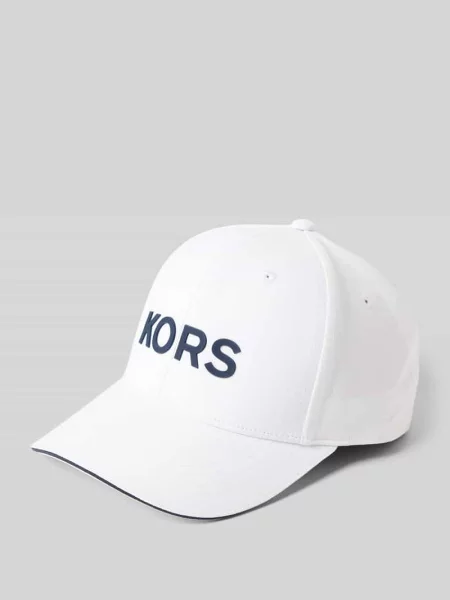 Czapka z daszkiem i napisem z logo model ‘RIPSTOP’ Michael Kors biała