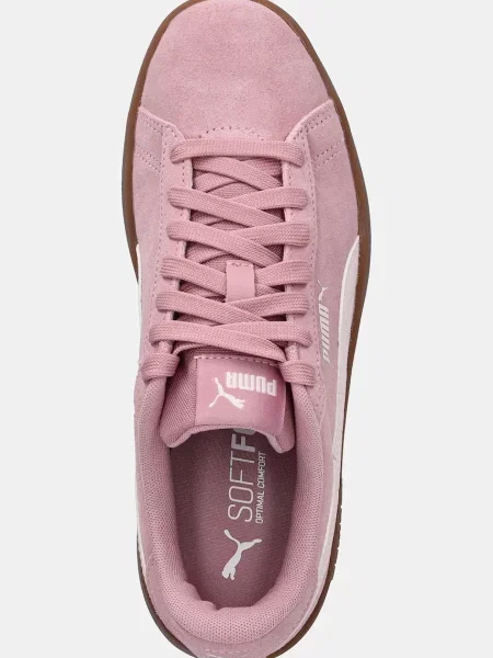 Замшеві кросівки Puma PUMA Smash рожевий