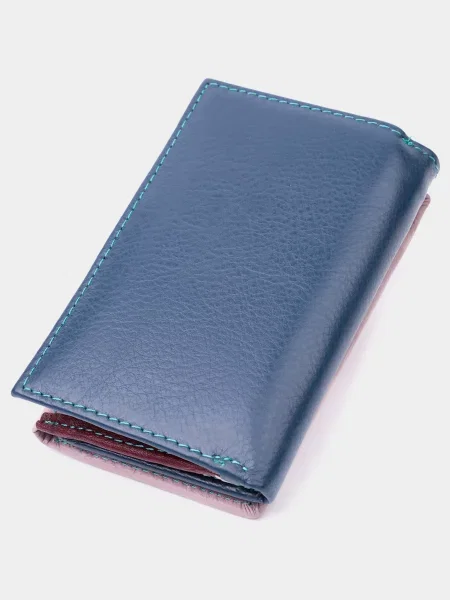 Кожаный кошелек St Leather Accessories розовый
