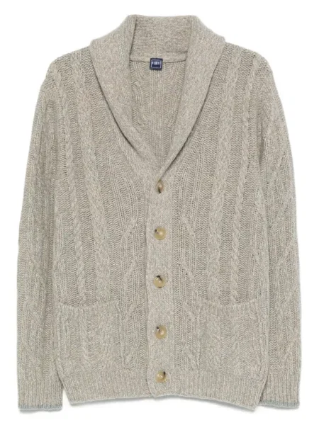 Плетена жилетка Fedeli сиво