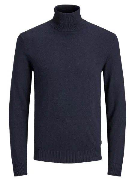 JACK & JONES Sveter Emil Knit tmavomodrá
