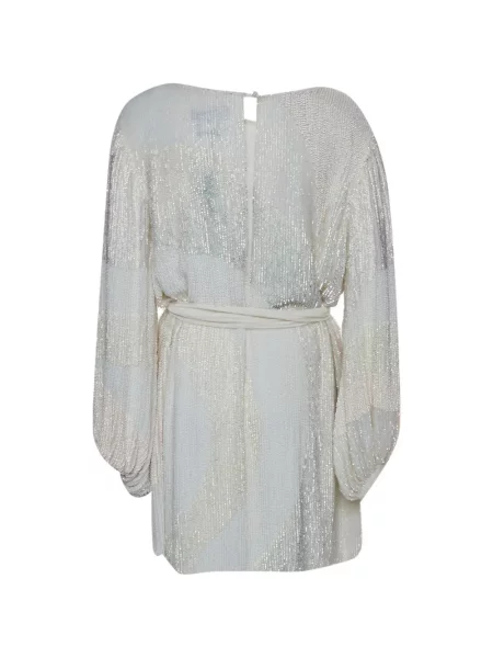 Rochie mini Retrofete cu paiete alb